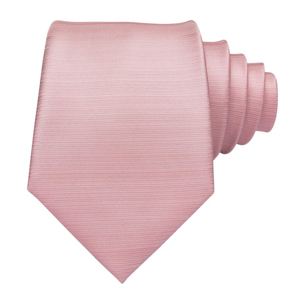 Slemankab Men’s Baby Pink & Rose Gold Silk Tie – Elegant & Luxury Design